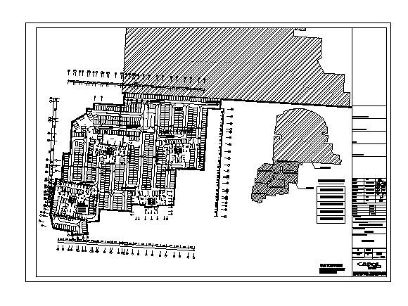 桂林山水凤凰城项目B区二期地下室平面图_图1