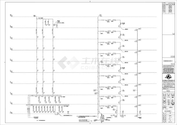 5G科创中心高层办公给排水施工图-图一