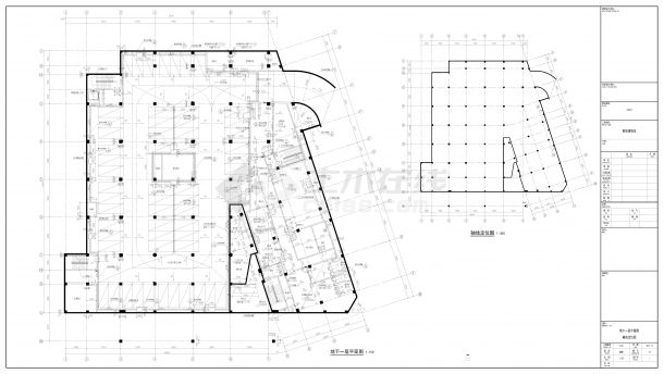 黄岩3层博物馆建筑设计施工图-图一