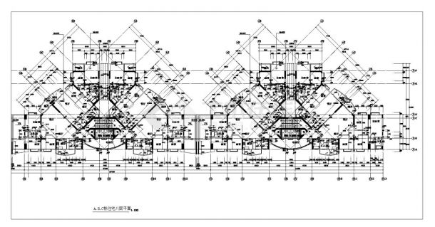  Construction design plan of a residential building - Figure 1