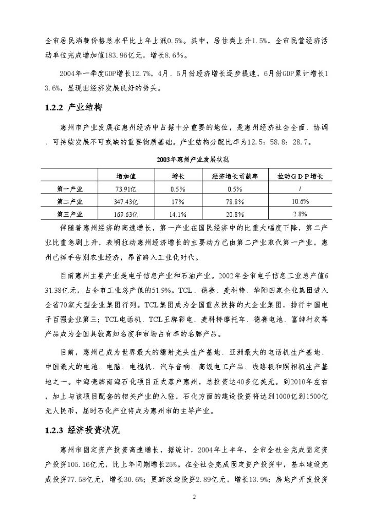 惠州房地产投资可行性分析报告-图二