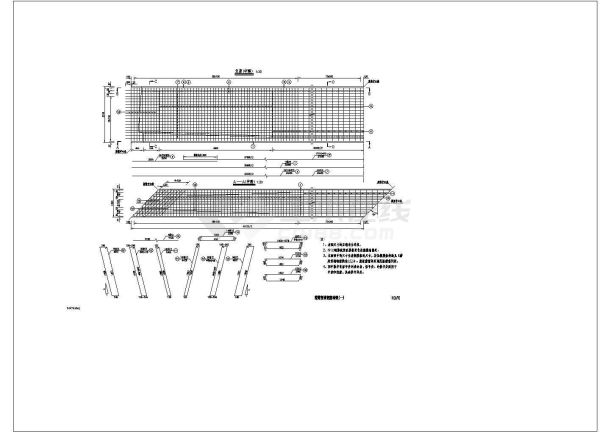 箱梁普通钢筋构造中跨设计图-图一