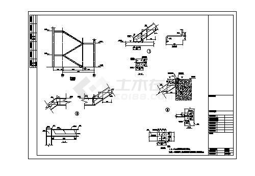 楼梯间改造加固施工图-图二