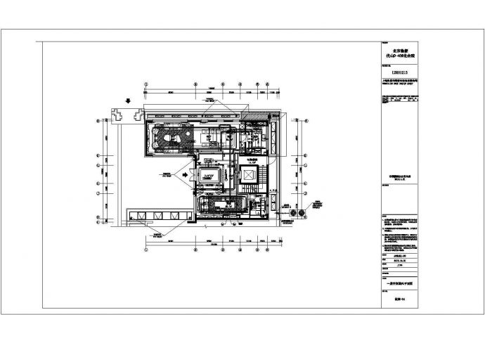 四合院室内空调设计图_图1