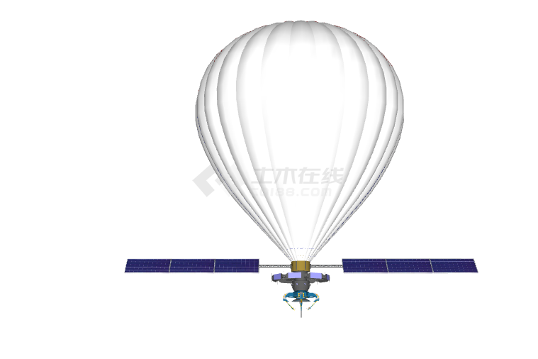 白球紫色航空器航空su模型-图一
