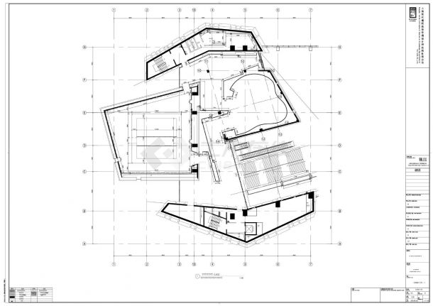 黄山城市展示馆室内展陈及装饰施工总承包工程-二层黄山总平面CAD图.dwg-图二