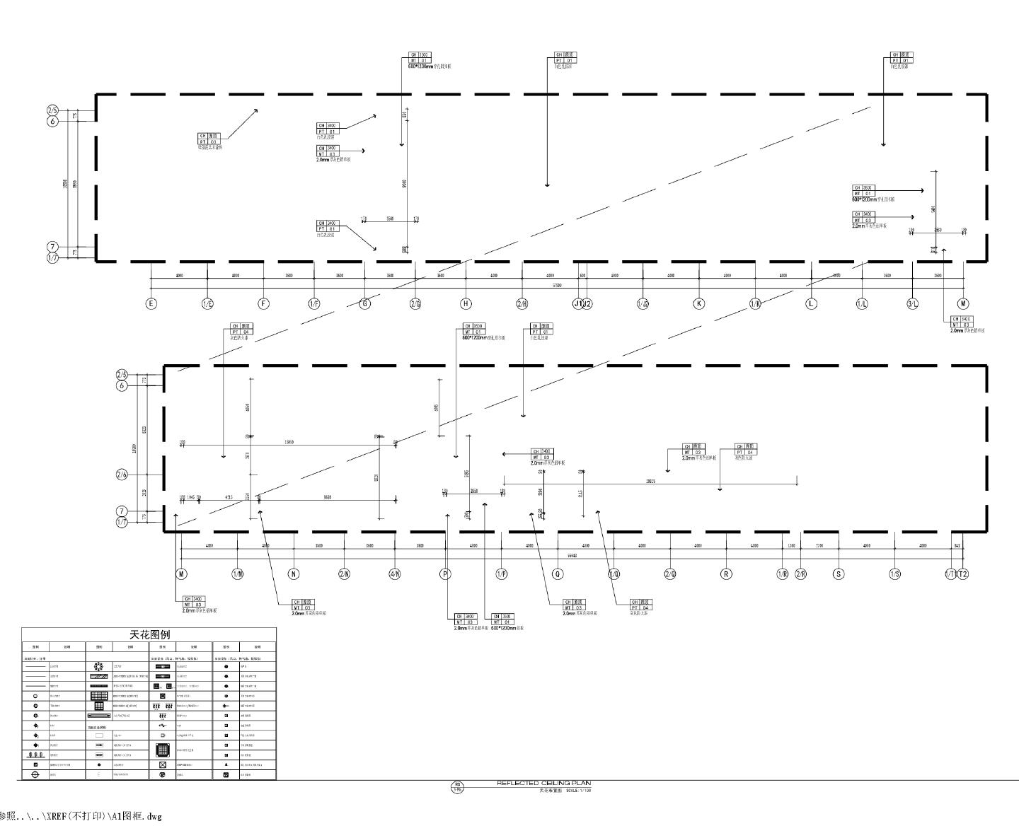 某某建筑楼梯及平台平面图CAD图
