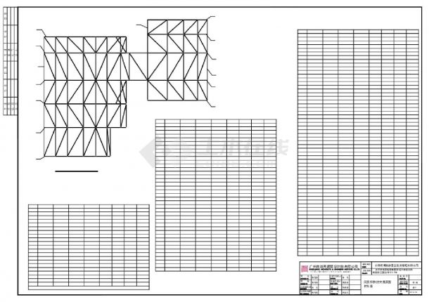 某某建筑25结构施工图平面图CAD图-图二