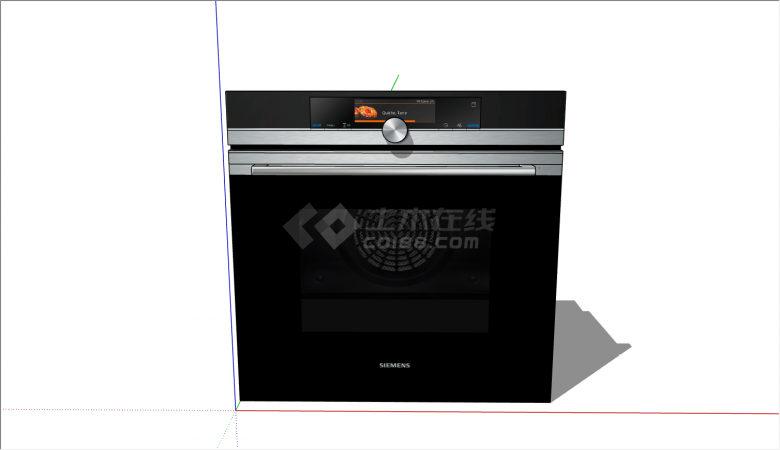 操作简单实用烤箱的SU模型-图二