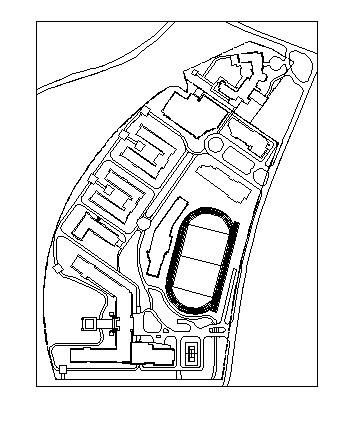 某6层钢混框架结构大学生宿舍总平面图-图二