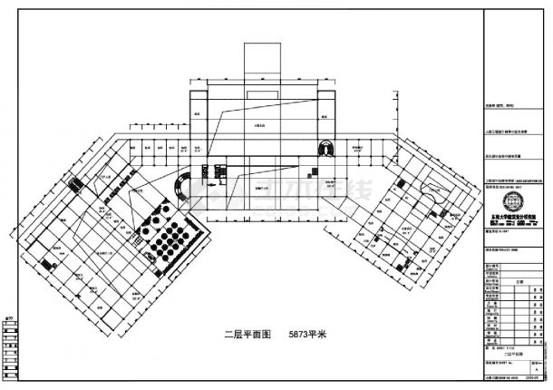 江宁某多层办公楼建筑平面图-图二