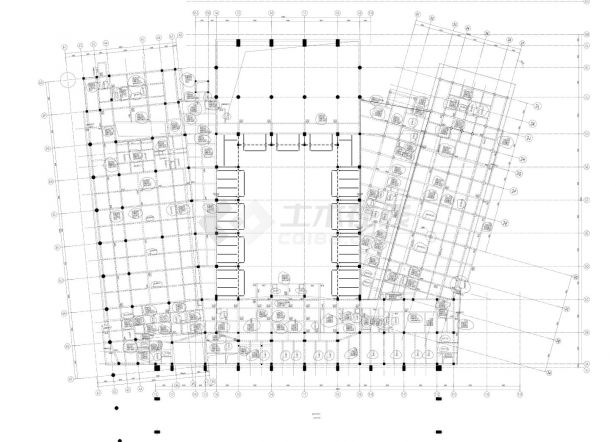 南京会展中心一期工程-梁配筋CAD图-图一