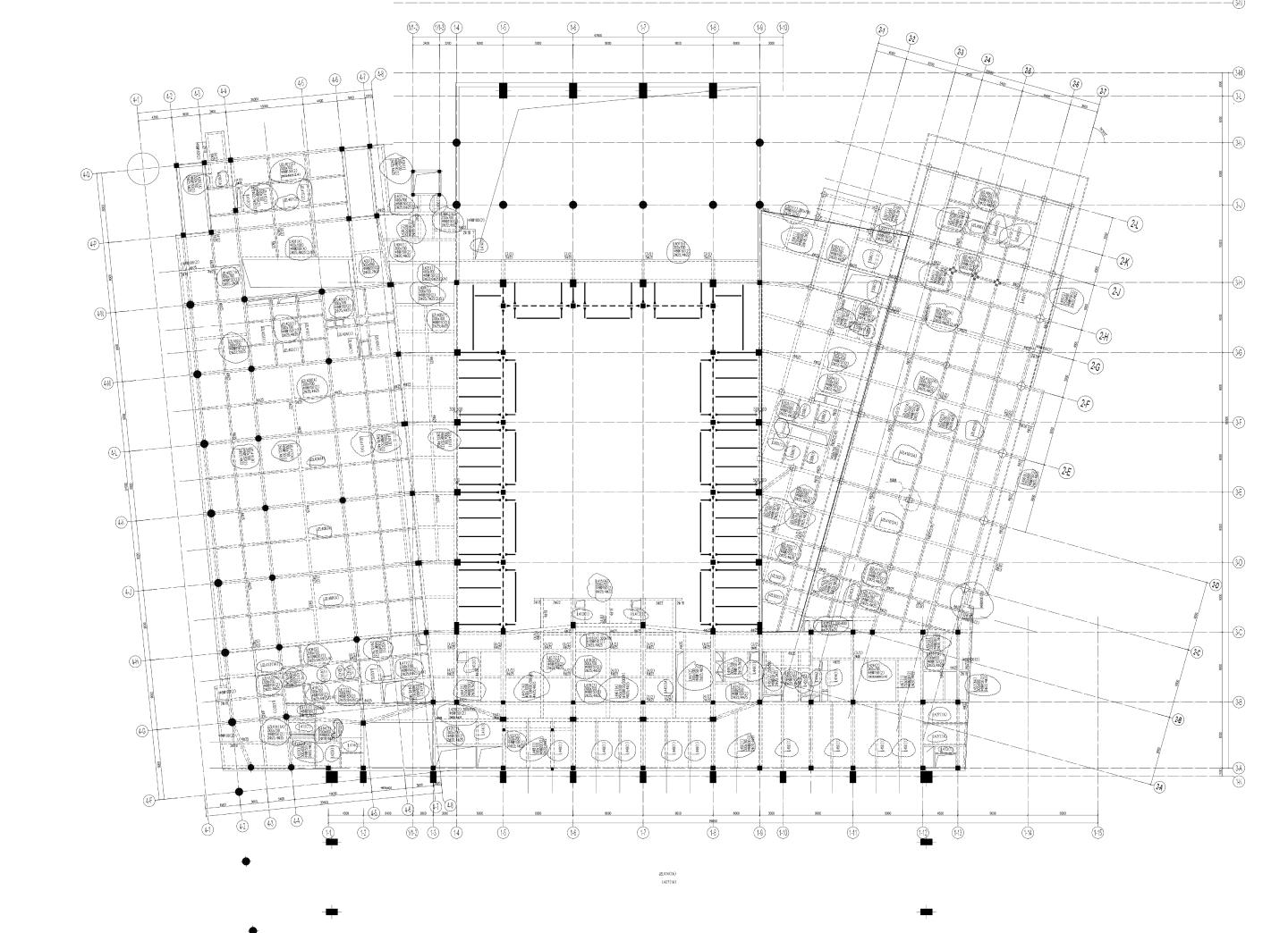 南京会展中心一期工程-梁配筋CAD图
