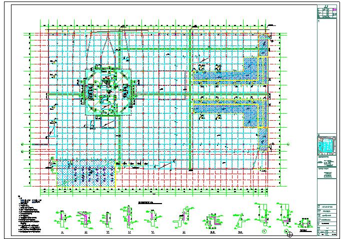 地下一层结构及板配筋平面图GS-17(修1).dwg_图1