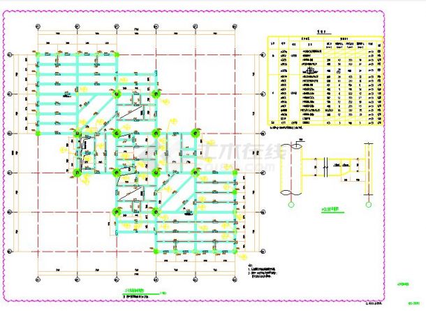 三十层结构布置图GGS-31(修1).dwg-图一