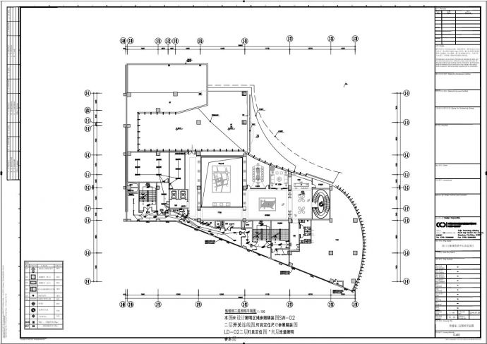 海南销售中心照明系统及平面图_图1