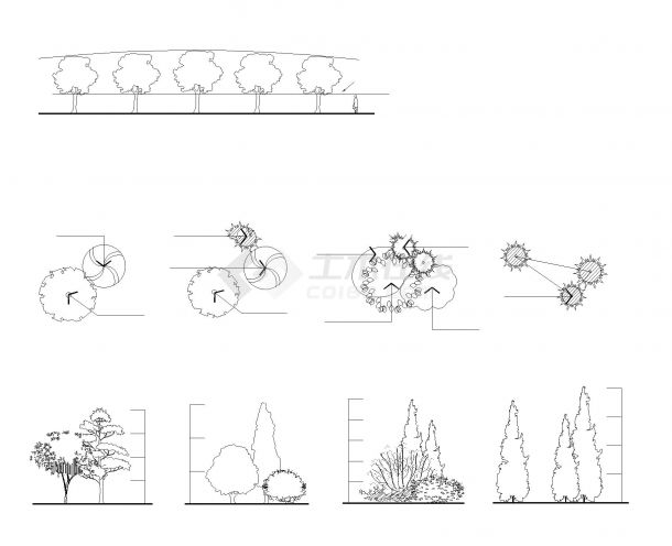 园林景观植物水电结构施工图全套设计说明-图一
