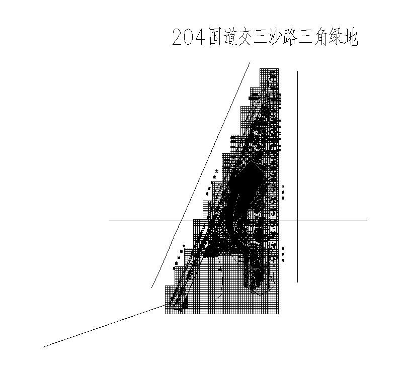 街头绿地口袋公园种植设计平面图