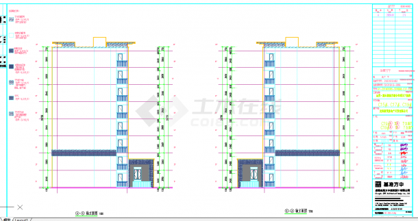 某地城市综合体建筑洋房CAD图纸-图一