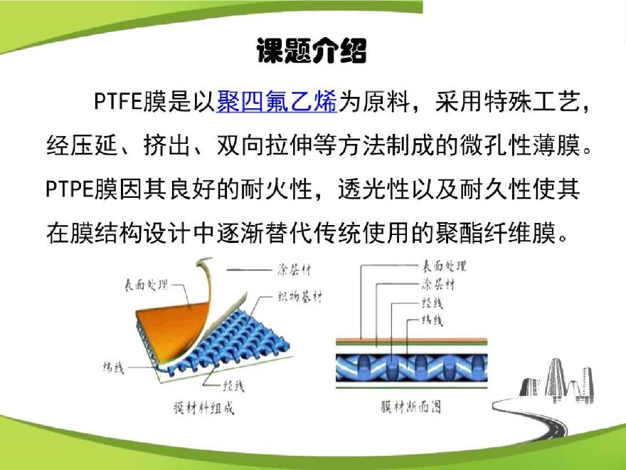 提高高空大面积波浪形双层PTFE膜安装质量-图二