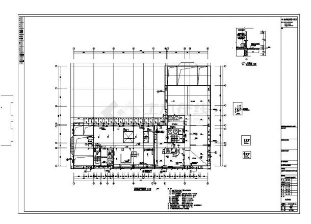 某创意大楼结施建设施工CAD综合图-图二