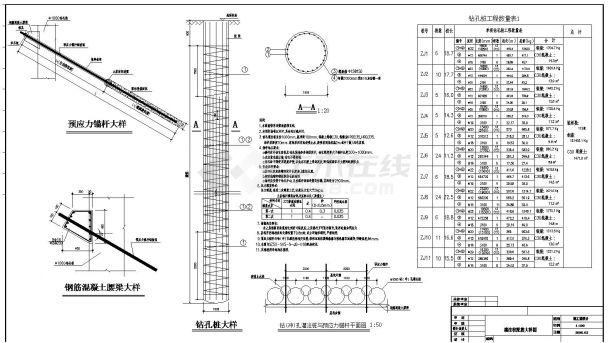 深圳某地铁车站地下工程全套设计图纸-图二
