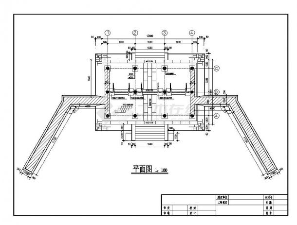 仿明朝三开间古建设计全套图纸