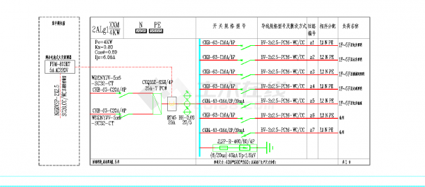 某地安徽小高层住宅电气CAD图纸-图二