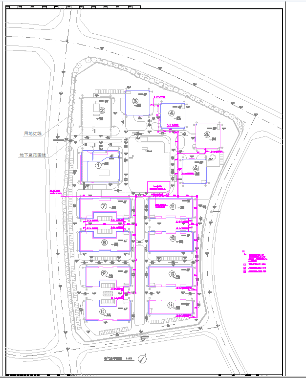 某地标准化厂房电气总图CAD图纸_图1
