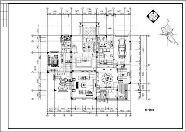 廊坊整套欧式别墅设计装修详细建筑施工图-图二