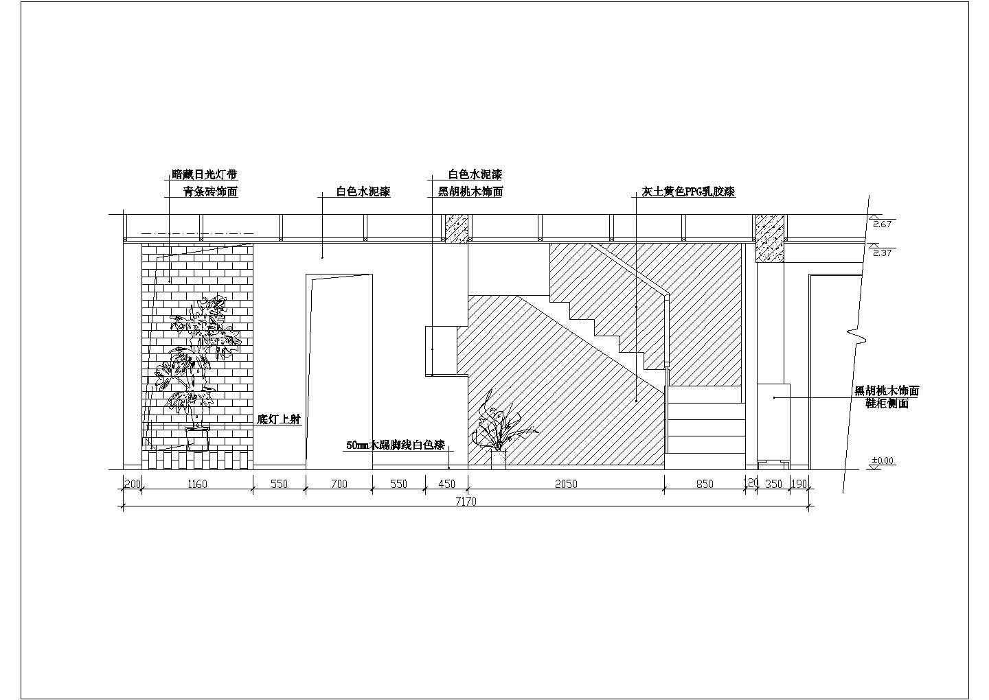 嘉兴花园餐厅详细建筑施工图