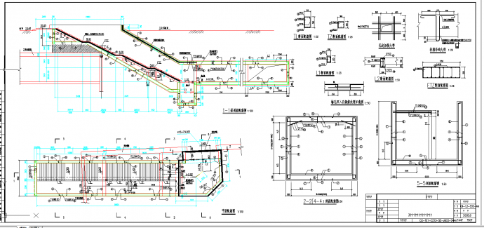 某地南京某地铁站结构整套CAD图纸_图1