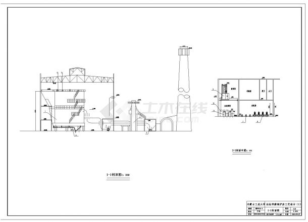  CAD package drawing for graduation design of boiler house in Dalate Banner, bachelor's degree - Figure 1