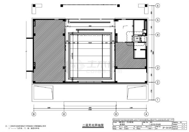 2P-06～09-雅居乐·苏州相城售楼部平面装饰设计CAD图-图一