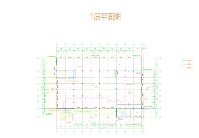 某杭州市多层影院建筑平面详图_图1
