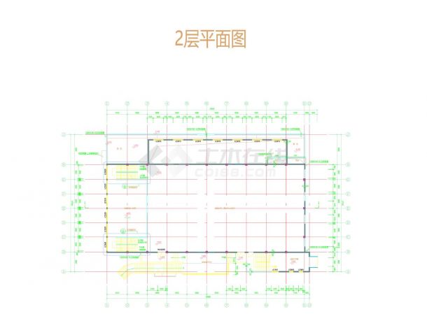 某杭州市多层影院建筑平面详图-图二