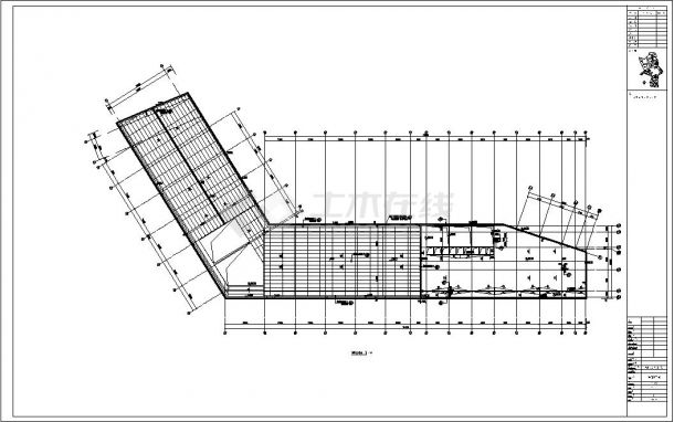 大学校区2层风雨操场教工食堂泳池羽毛球场绿建建筑设计施工图-图二