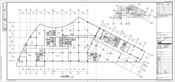 某宁波市远大项目底层建筑设计图-图二