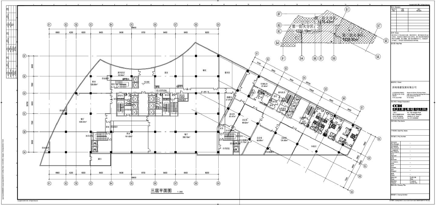 某宁波市远大项目底层建筑设计图