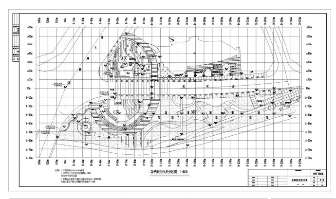 某会所广场施工图全套结构设计CAD参考详图_图1