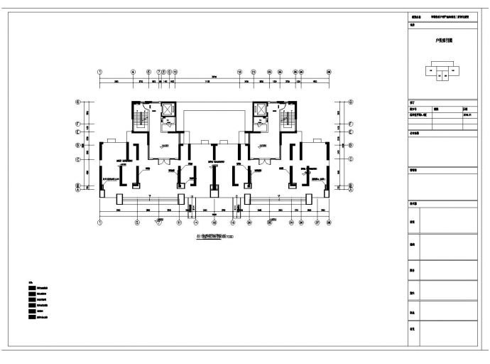 某建筑工程现代分色设计CAD参考详图_图1