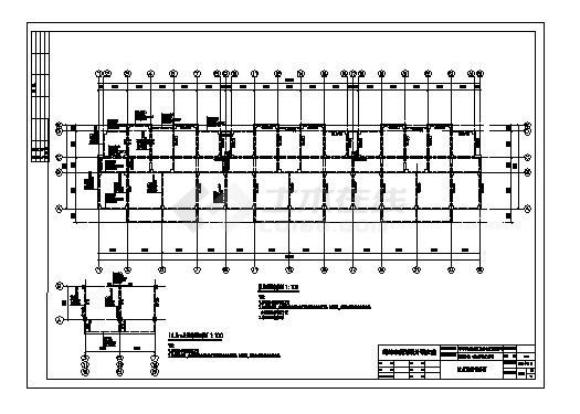 某五层框架结构小区住宅楼结构施工图-图二