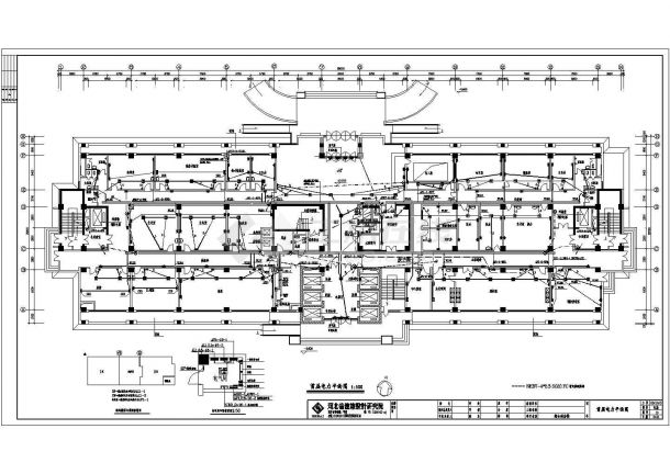 常熟大型医院综合楼全套电气施工设计图纸（含完整二次控制原理图）-图一