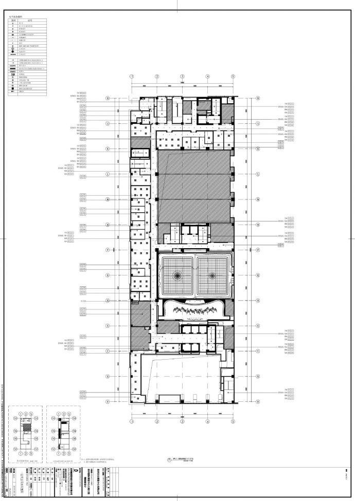 苏州国际博览中心三期项目-轻奢某富酒店(1-2F)平面装饰设计CAD图_图1