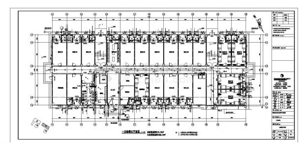 某学生宿舍给排水CAD设计图-图二