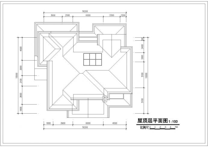 杭州休闲两层住宅楼全套施工设计cad图纸_图1