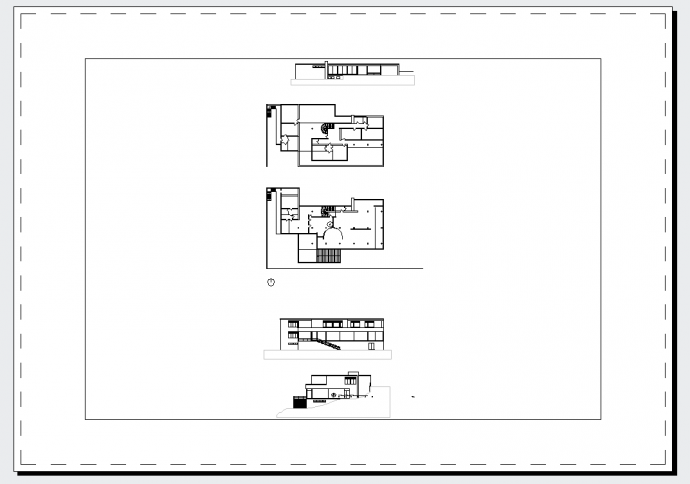 某地杜根哈特别墅CAD图纸_图1