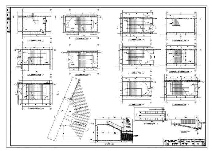 广州花园综合服务区-酒店项目建筑CAD施工图_图1