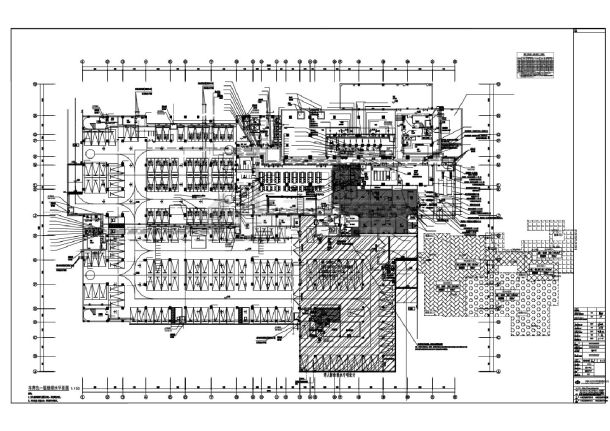 肥西县官亭镇中心卫生院 官亭单体-水 -施工图_t8_t3 CAD图-图二