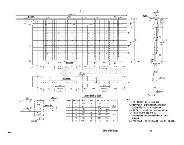 某工程预应力简支梁新规范全套CAD参考设计图-图一